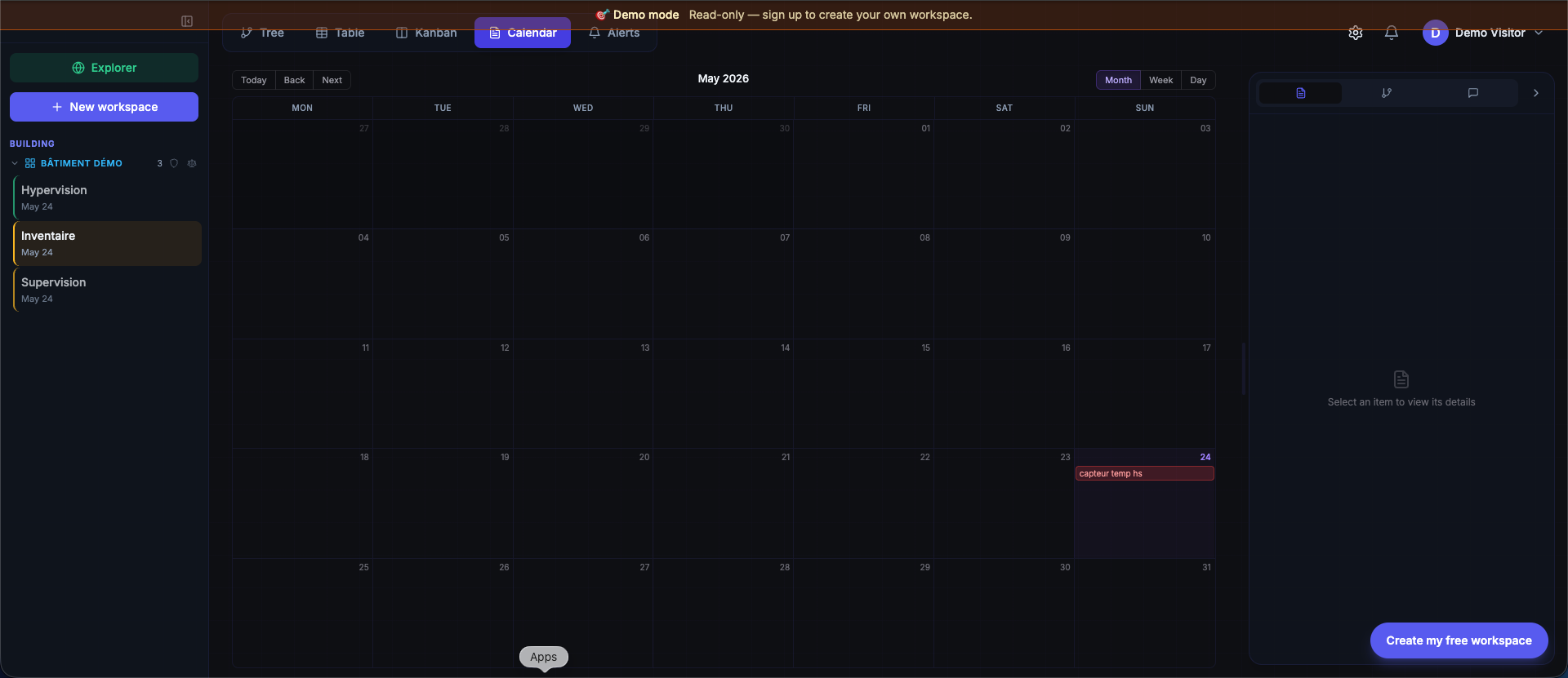 Scheduling calendar