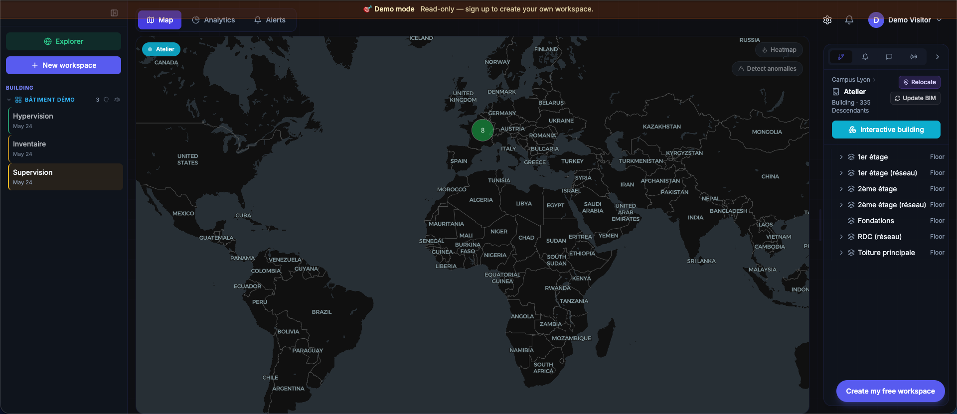 Map-based supervision